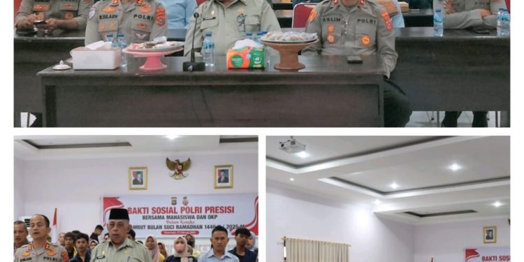 Polres Buton Gelar Baksos Polri Presisi, Bagikan 250 Paket Sembako untuk Masyarakat