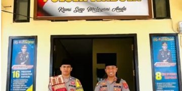 Polsek Wabula Gelar Safari Juma’at di Masjid Al-Bahru, Desa Bajo Bahari